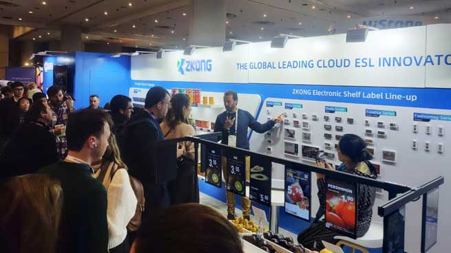 ZKONG Makes a Mark at NRF 2024 with ESL Innovations, Attracting Global Retail Leaders