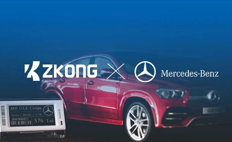 Innovationen in Technologie und Erfahrung | Mercedes-Benz übernimmt die Cloud ESL-Lösung von ZKONG