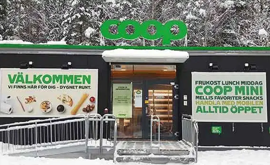 Coop Sweden startete ersten unbemannten Laden, der von ZKONG bewaffnet wurde